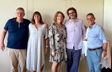 Rotary Götti Simon Mahrer und Karin Mahrer, Claire und Roman Roth, Präsident Albi Wuhrmann