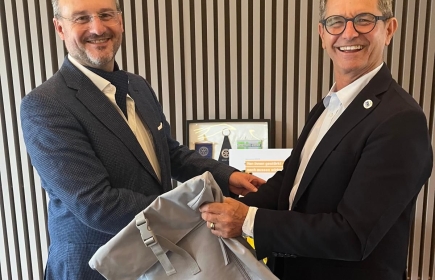 Besuch von Marco Nicosia mit einem Rotary Fresh up