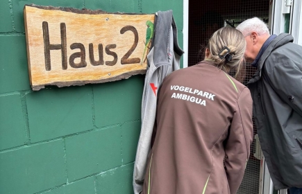 Sparlunch im Vogelpark Ambigua in Zeihen