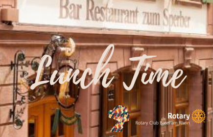 Mittags Lunch im Restaurant Sperber